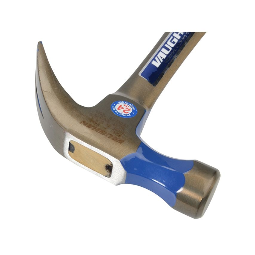 R24 Curved Claw Nail Hammer All Steel Smooth Face 680g (24oz) VAUR24
