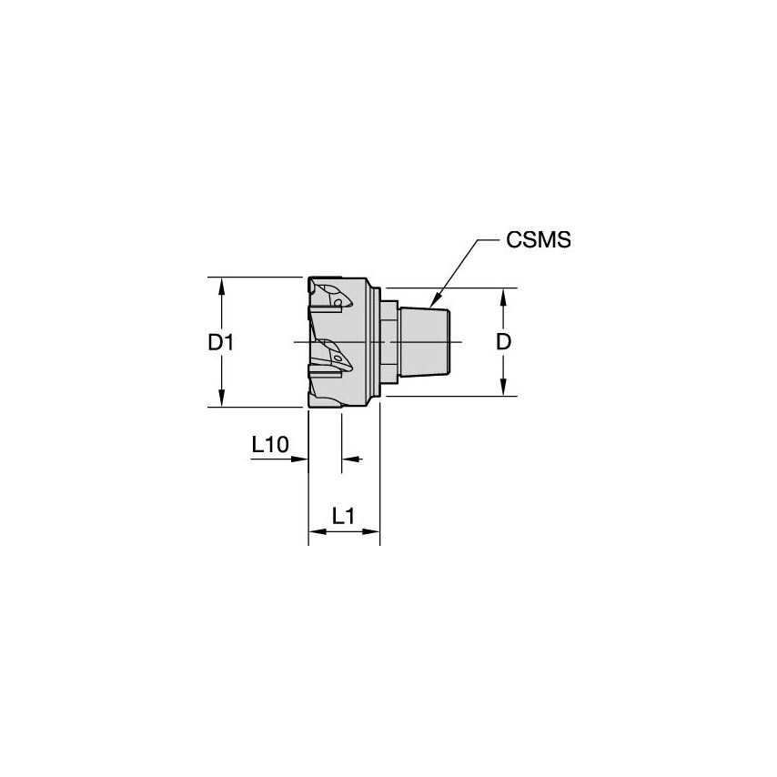 R420M40000H6SFM PCD Modular Reamer