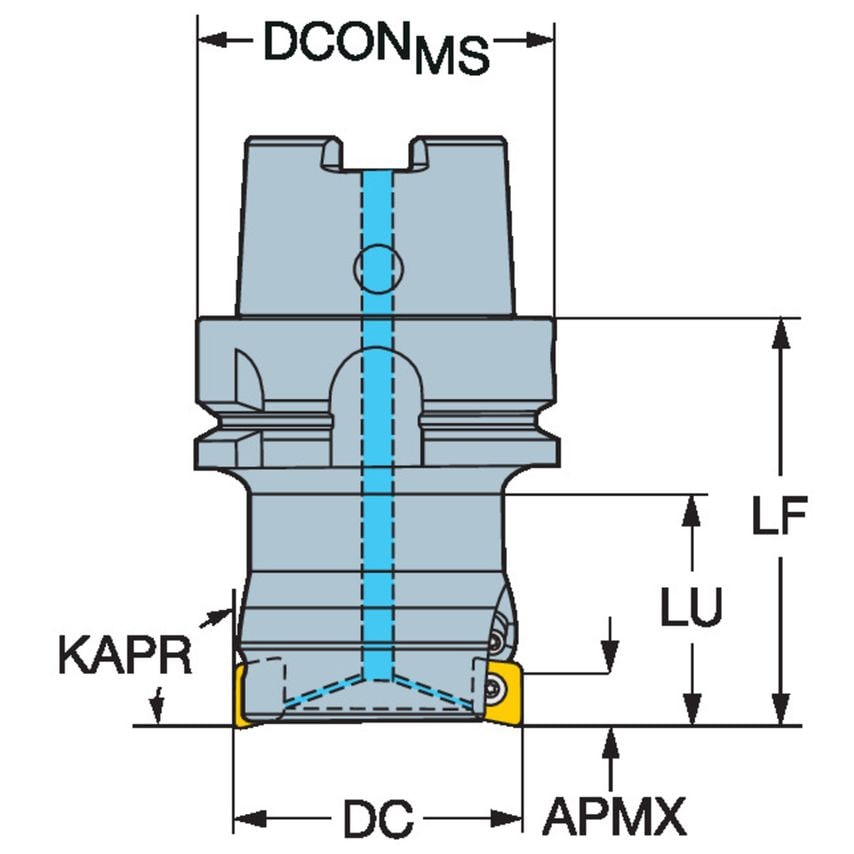 R590-063HA06-11M Face Mill