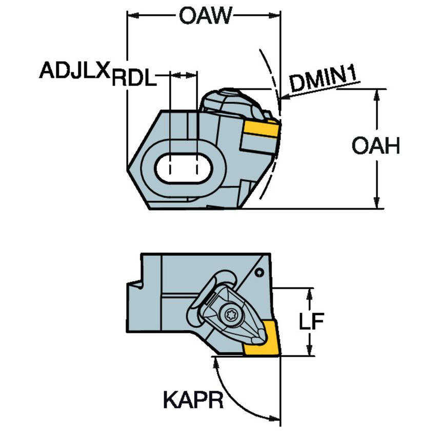 R820F-AR24DCFN12A Slide for CoroBore