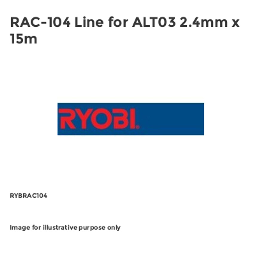 RAC-104 Line for ALT03 2.4mm x 15m