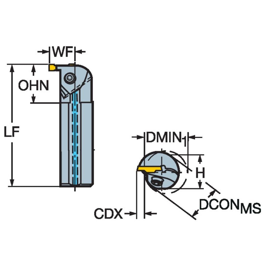 RAG123H13-50B Boring Bar