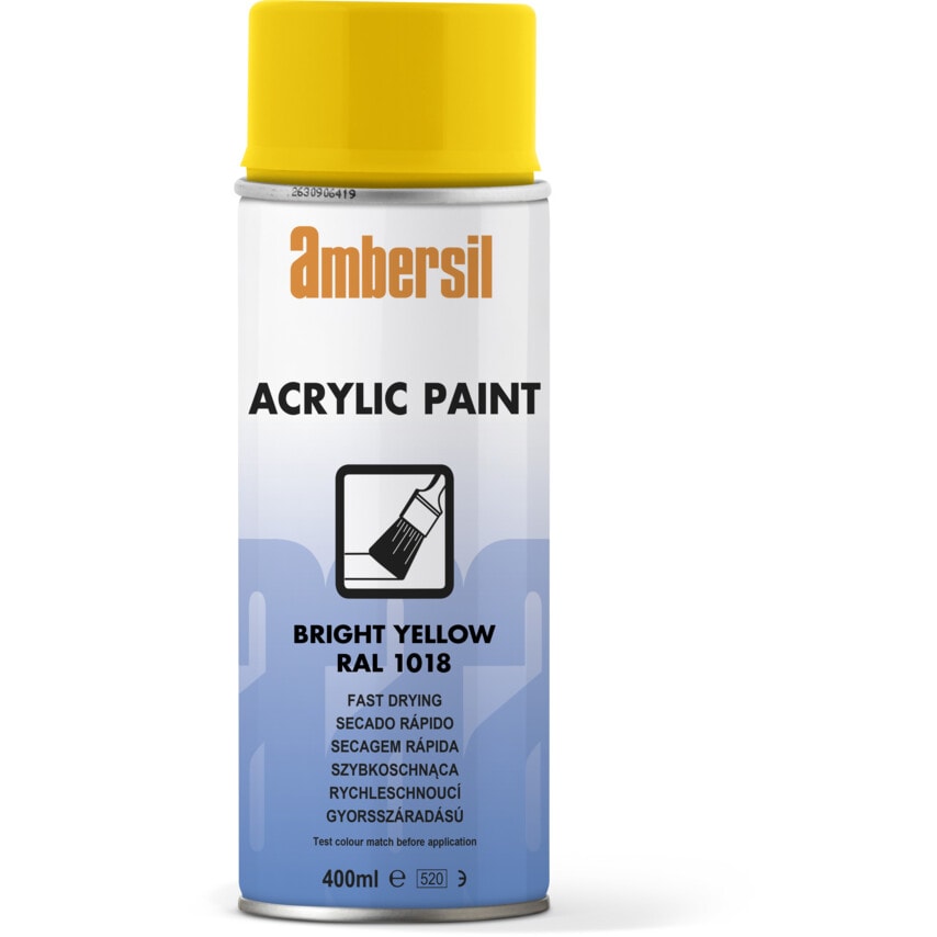 RAL1018 Acrylic Paint Bright Yellow 400ML