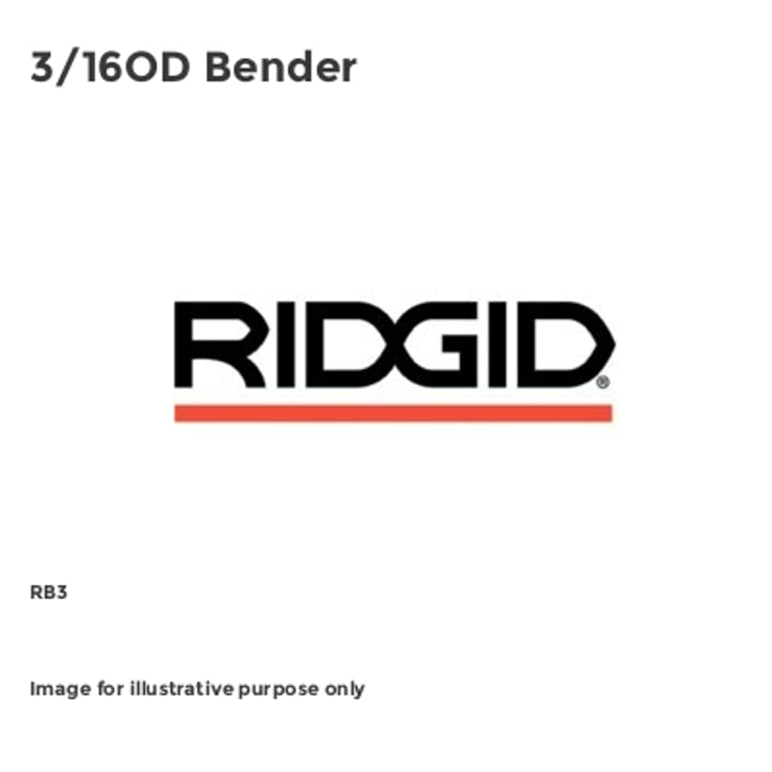 RB3 3/16OD Bender