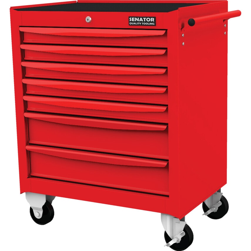 RED-27" 7 Drawer Roller Cabinet