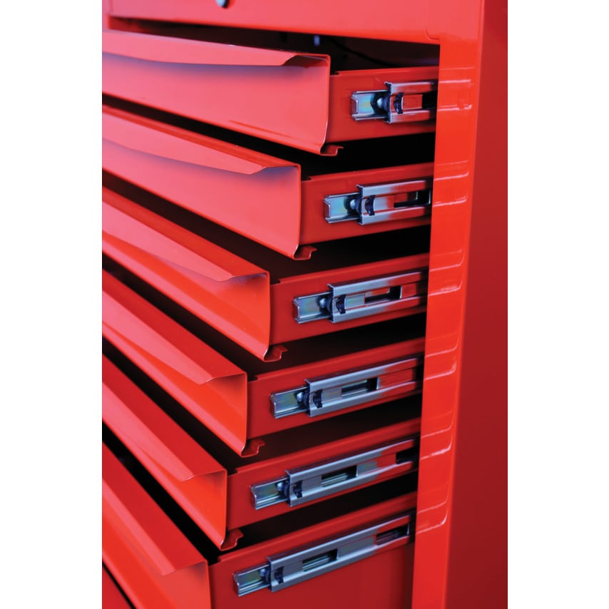 RED-27" 7 Drawer Roller Cabinet