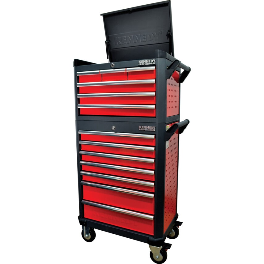 RED-28" 6 Drawer Professional Top Chest