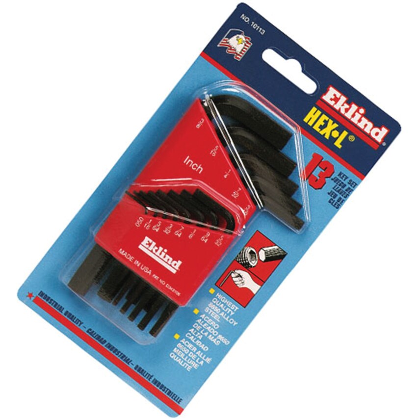 REK10113 Hex L-Key Sets Imperial 13-KEYS Short