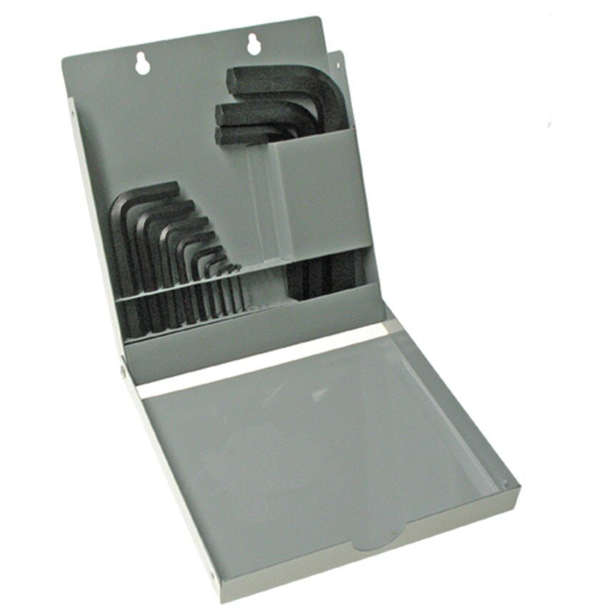 REK10118 Hex L-Key Set In Metal Case Imperial 18-KEYS Short