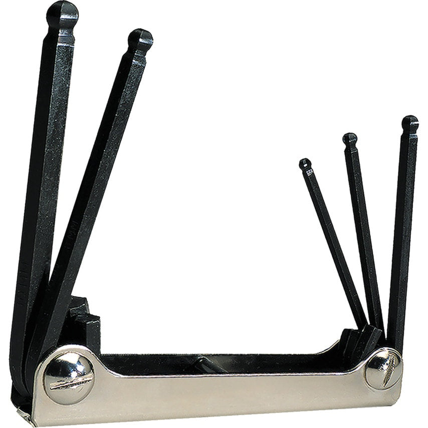 REK21158 Fold Up Ball End Sets Metric 5-KEYS Short