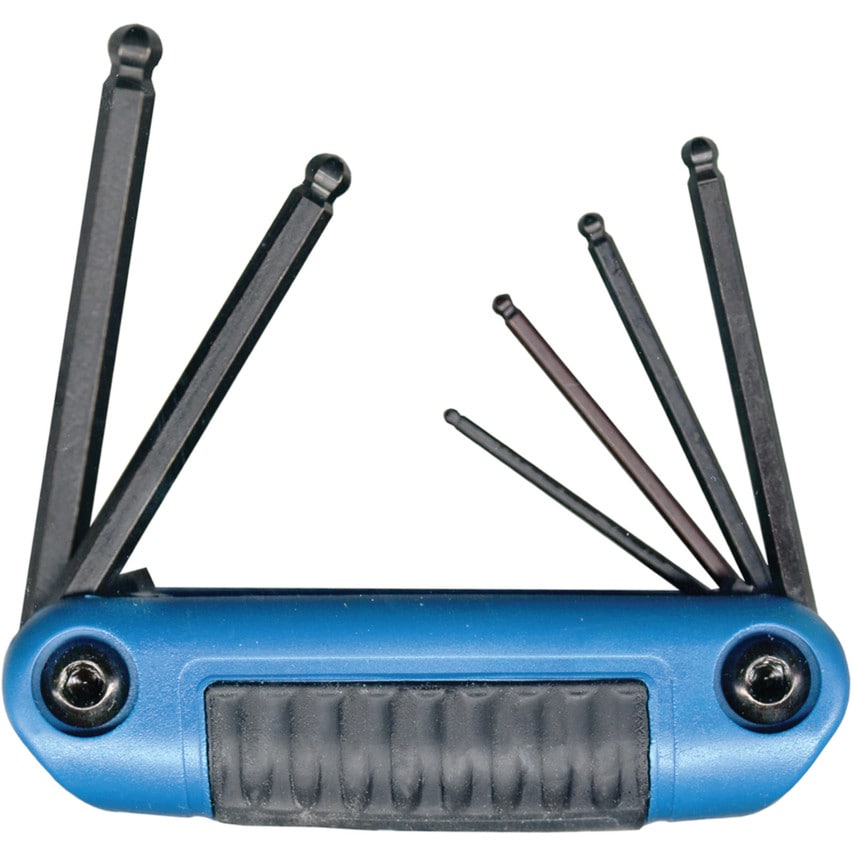 REK25169 Ergo Fold Ball Hex Key Set Metric 6-KEYS Short