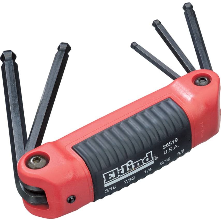 REK25519 Ergo Fold Hex Key Set Imperial 5-KEYS Long