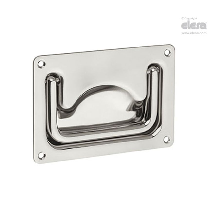 RH-EE-07 Folding handles with recessed tray Stainless steel AISI 304 stainless steel RHEE-07.118.39