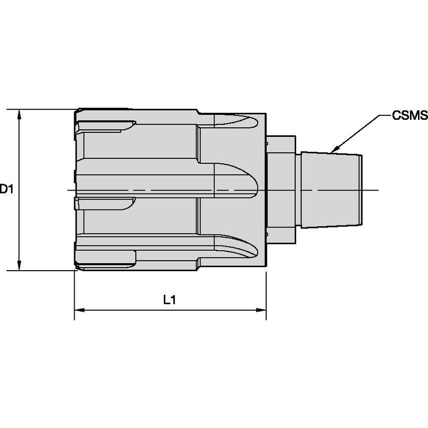 RHME42000KST350H6SF Expand Reamer 42 mm Straight