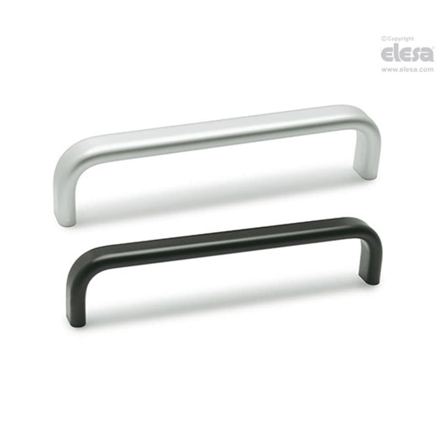 RH-MF Bridge handles Oval flat cross section aluminium RHMF-20.180.04