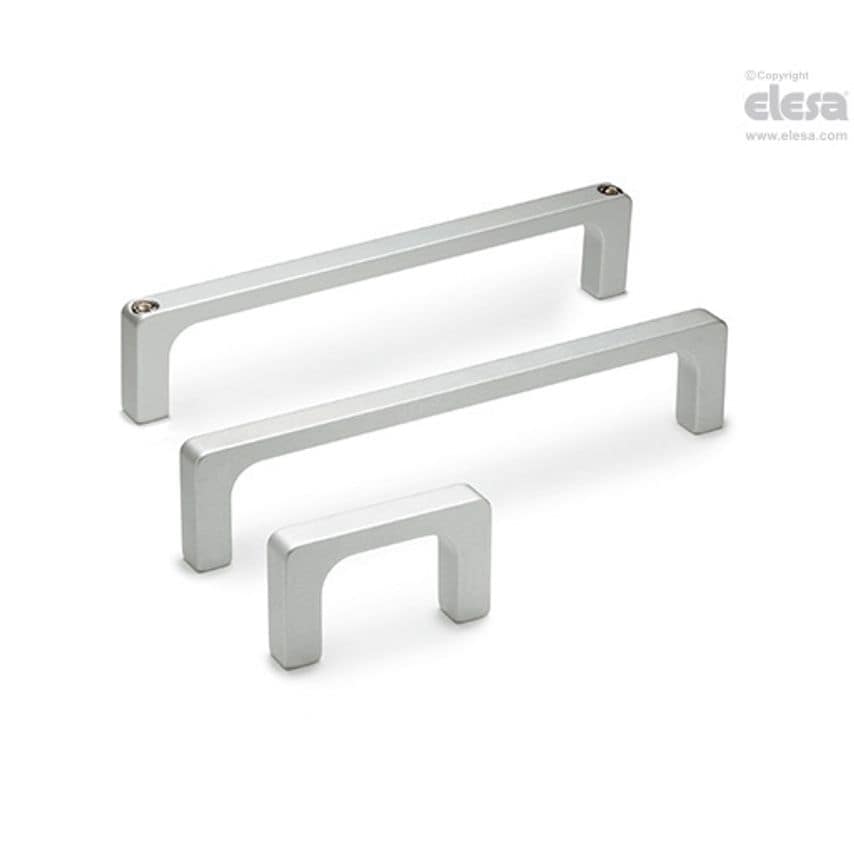 RH-R Bridge handles Rectangular cross section aluminium RHR1-12.180.01