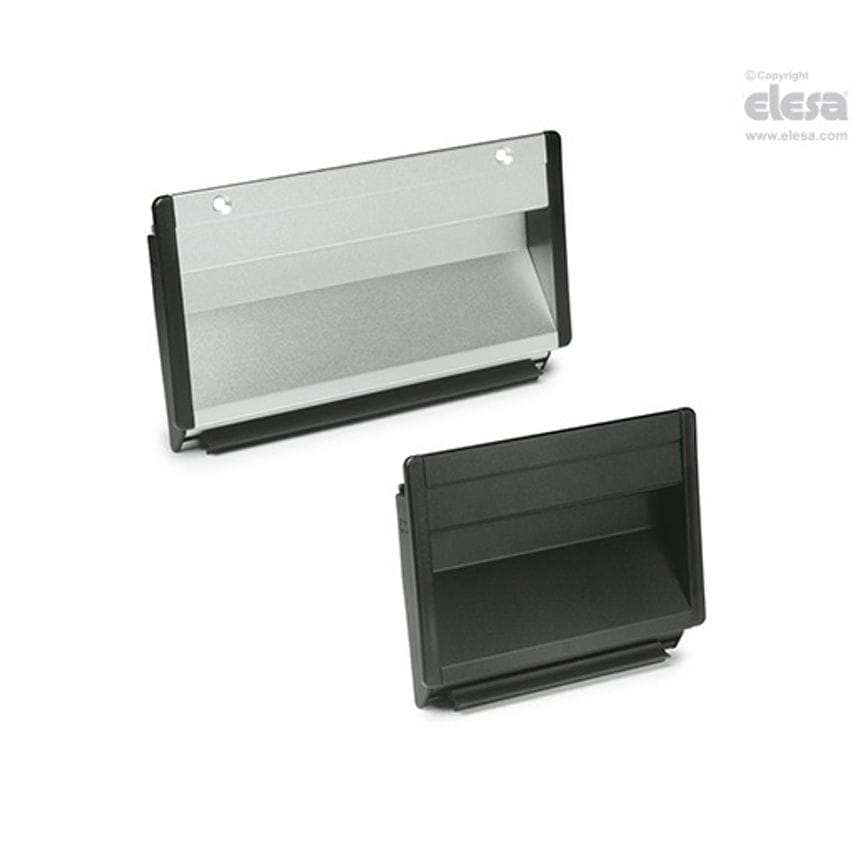 RH-SG Flush pull handles Technopolymer and aluminium RHSG-73.167.B1