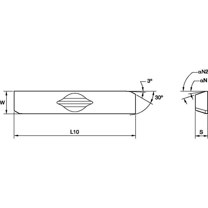 RIR04E1312 RIR Reaming Insert E13 Lead