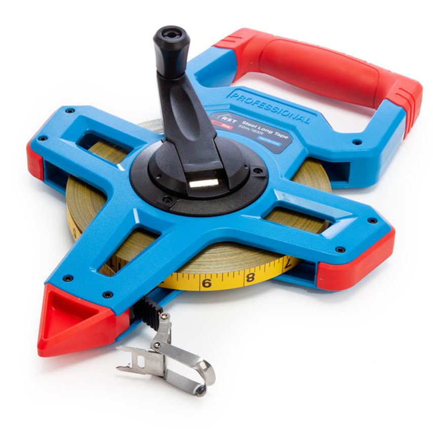 RKM91350 Metric/Imperial Steel Open Framed Tape Measure 50m