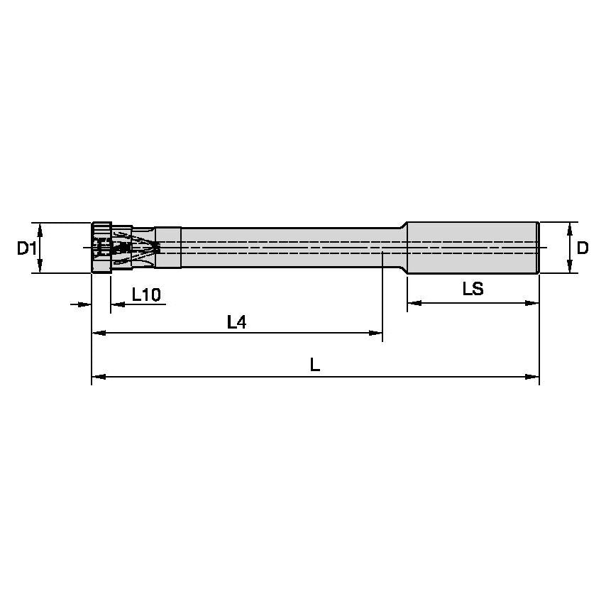 RMR14000H7SF Reamer Tipped Diameter 14MM Straight