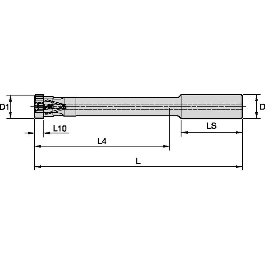 RMR19000H7SF Reamer Tipped Diameter 19MM Straight