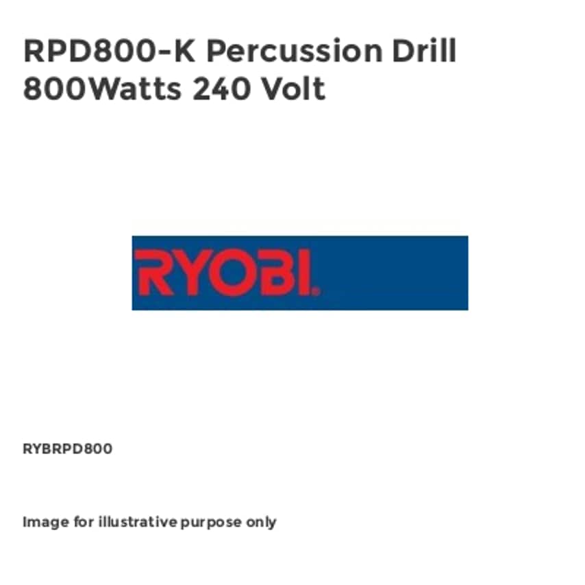 RPD800-K Percussion Drill 800Watts 240 Volt