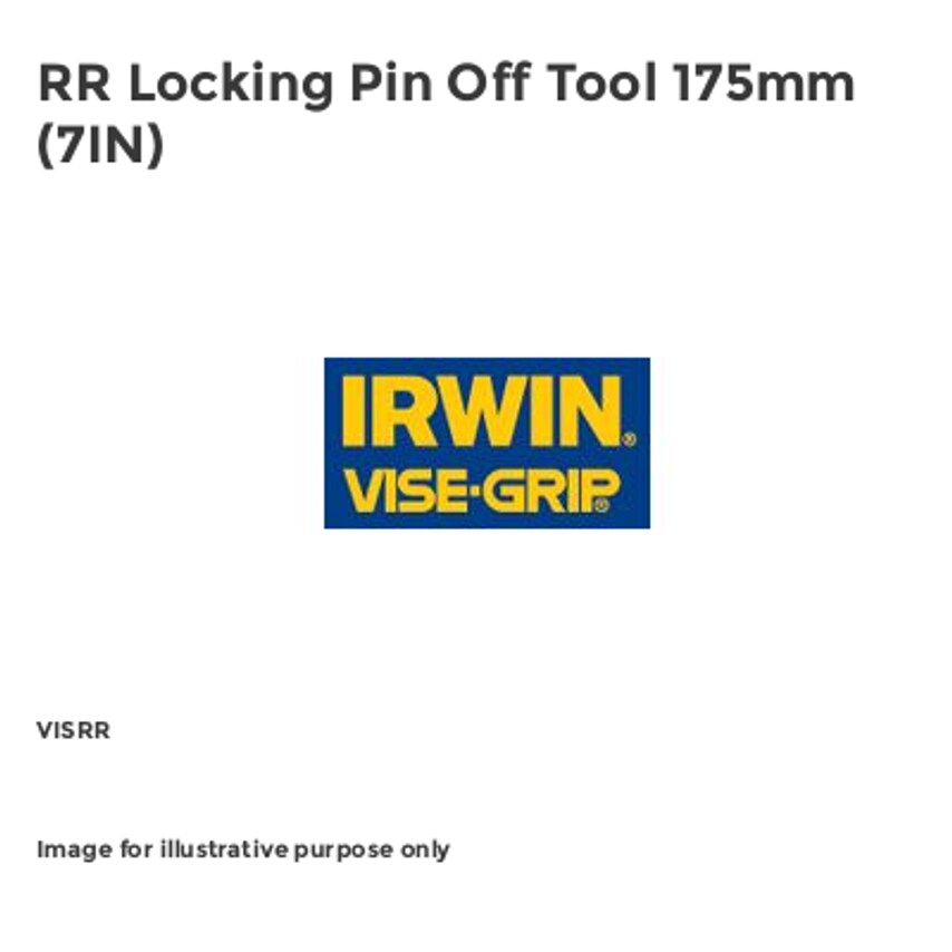 RR Locking Pin Off Tool 175mm (7IN)