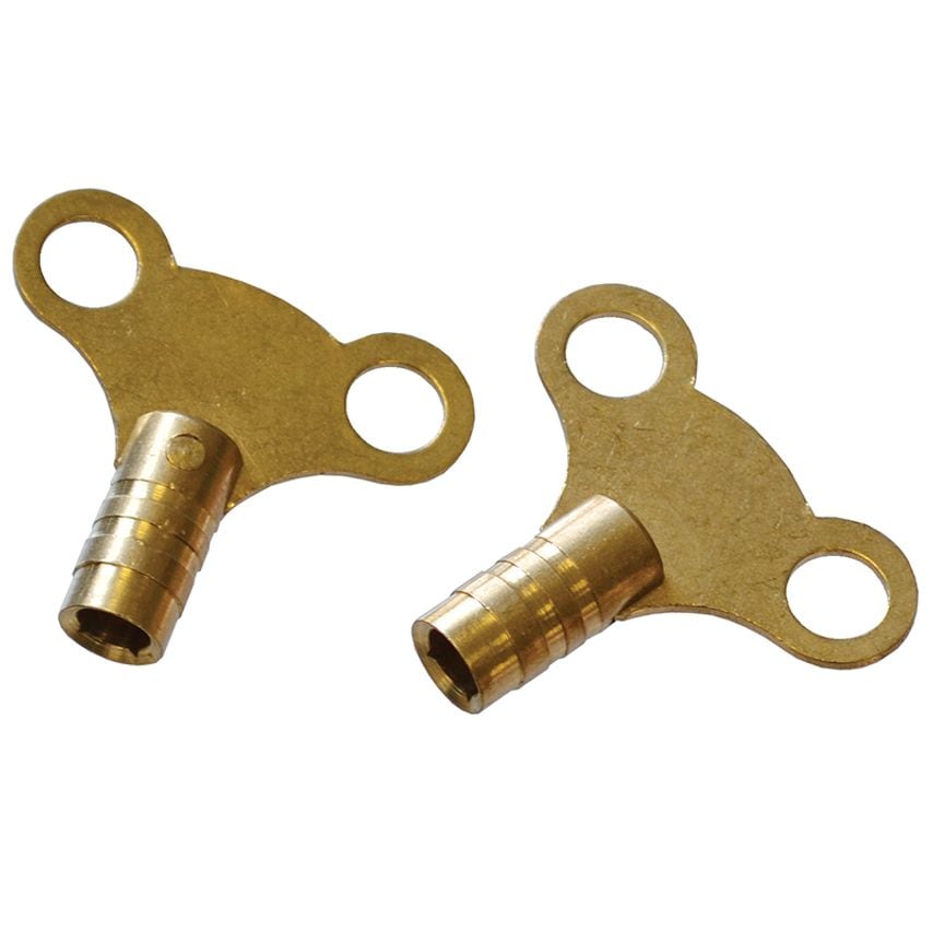 Radiator Keys - Brass (Pack of 2) FAIRADKEY
