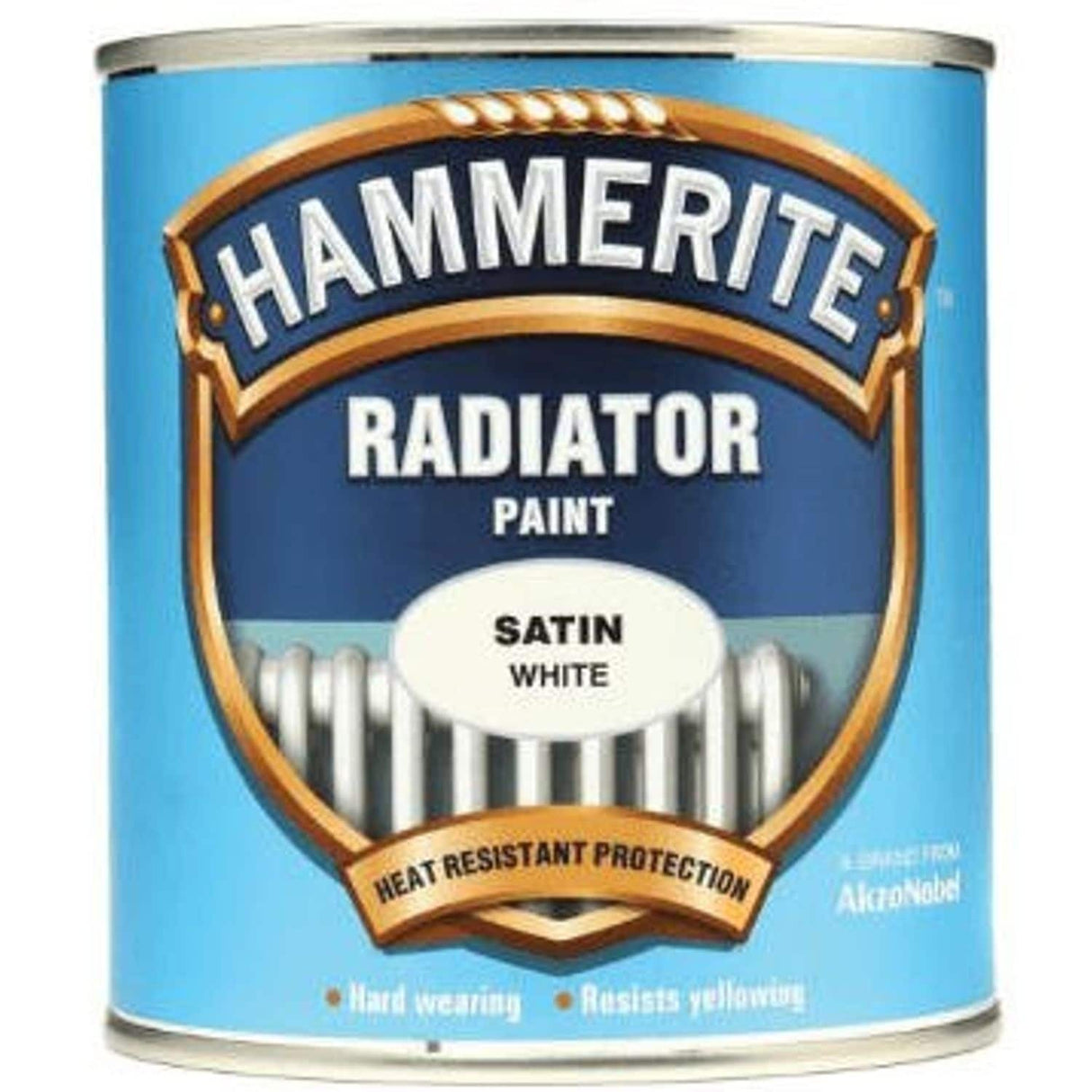 Radiator Paint Satin White - 500ml Tin
