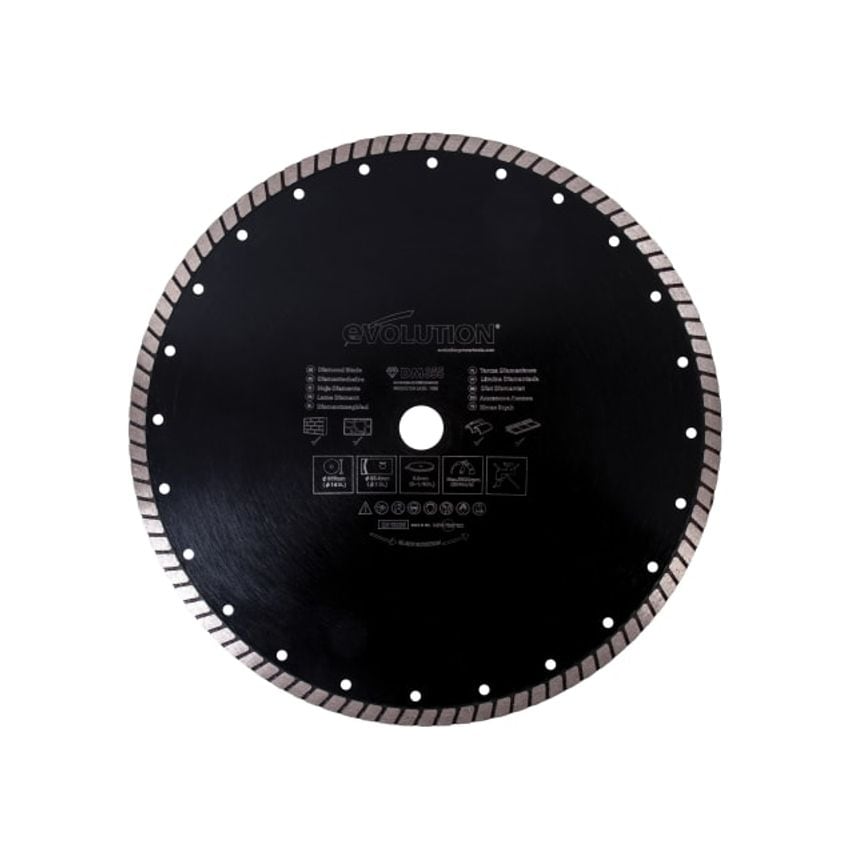 Rage Diamond Blade, Segmented Rim 355 x 25.4mm