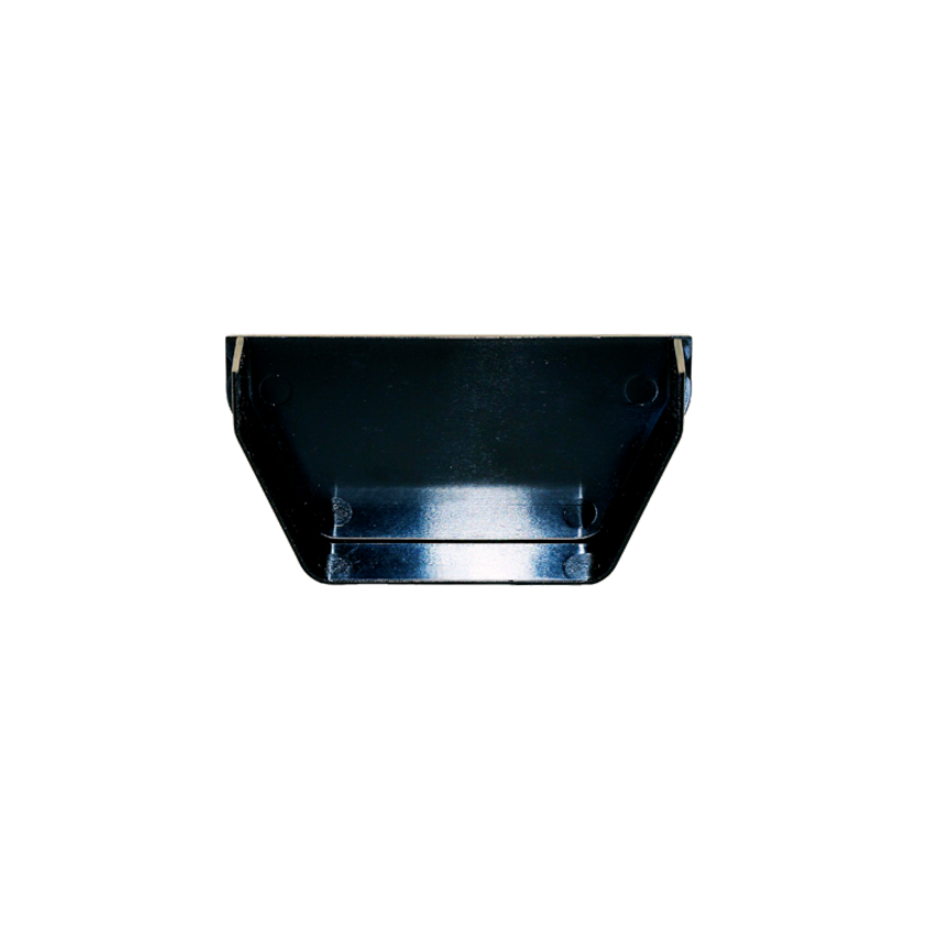 Rainwater Square Internal Stop End Black 112mm
