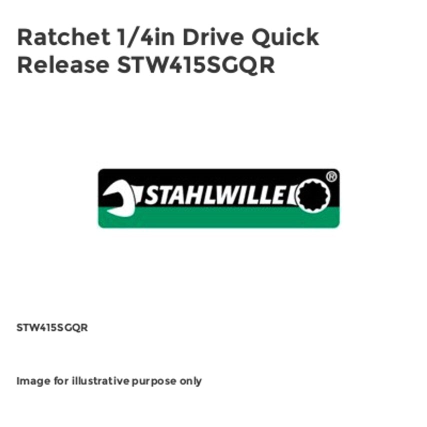 Ratchet 1/4in Drive Quick Release STW415SGQR