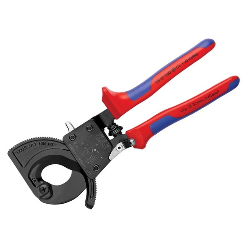 Ratchet Action Cable Shears Multi-Component Grip 250mm KPX9531250
