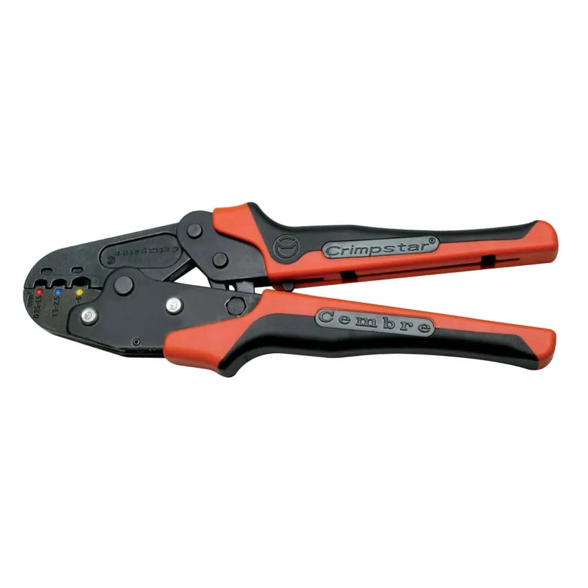 Ratchet Crimp Tool for 0.25-6.0mm Insulated Connectors