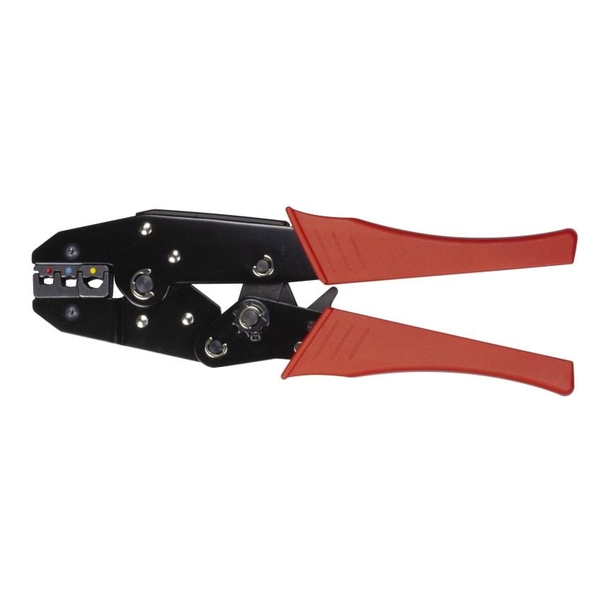 Ratchet Crimping Tool for Red, Blue and Yellow Pre Insulated Terminals