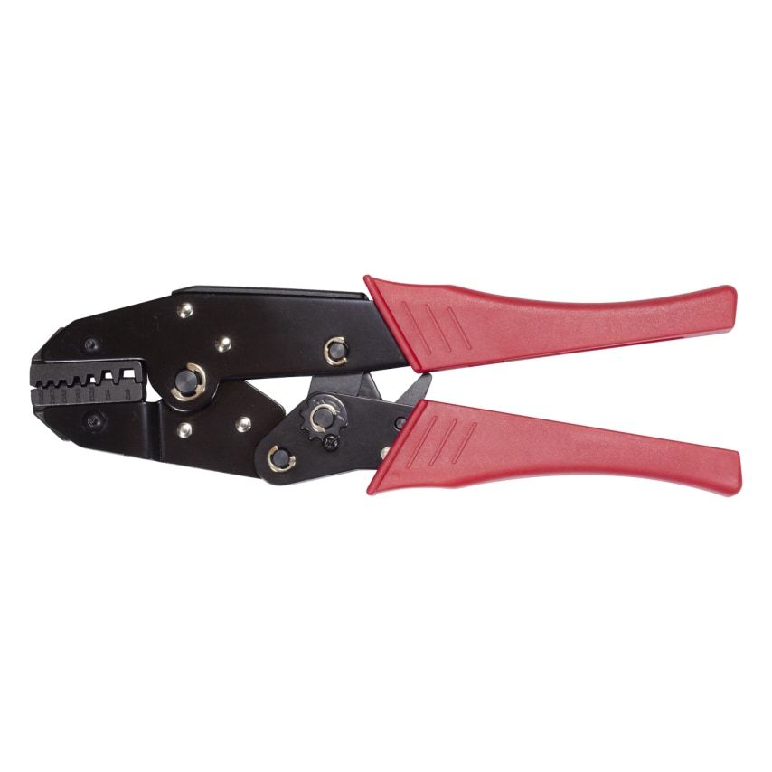 Ratchet Crimping Tool for Twin Sleeve Cord End Terminals