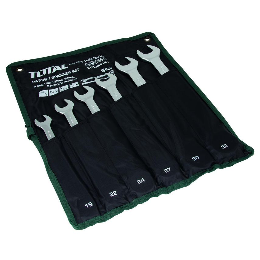 Ratchet Spanner Set, 1 Siize 19-32mm - THT102RK061