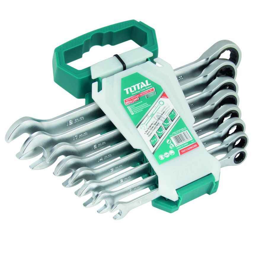 Ratchet Spanner Set, 2 Sizes 8-19mm - THT102RK086
