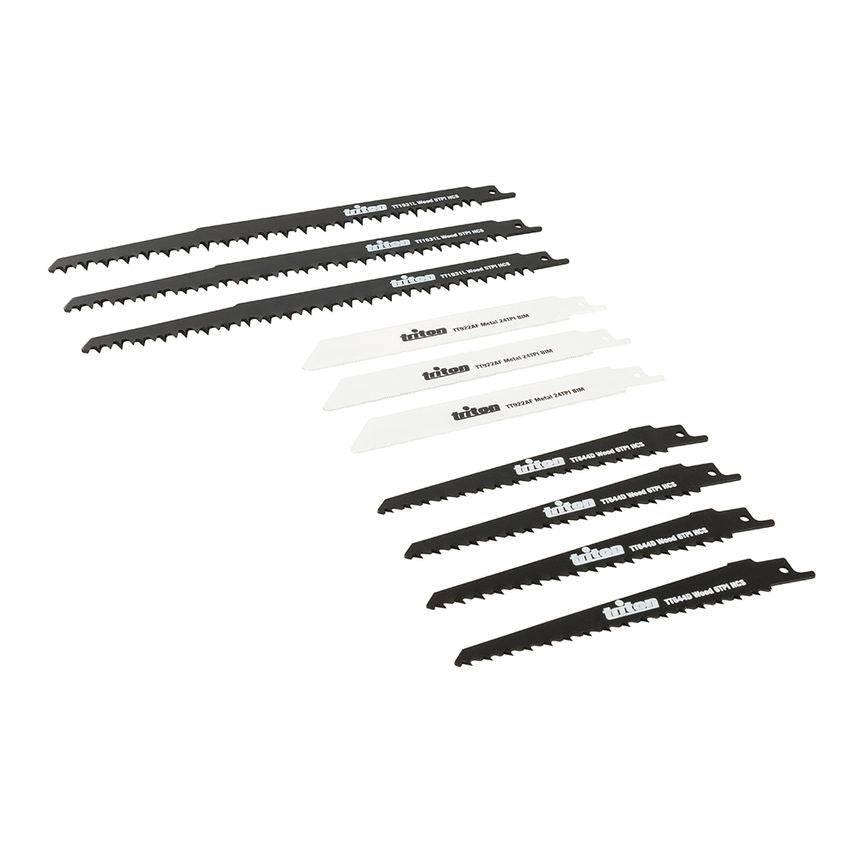Reciprocating Saw Blade Set 10 Piece 150 & 240mm
