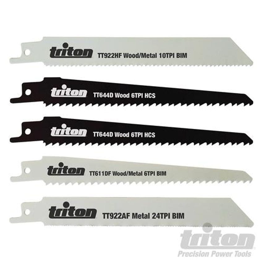 Reciprocating Saw Blade Set 5 Piece 150mm