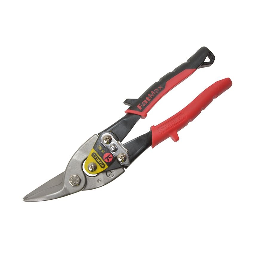 Red Aviation Snips Left Cut 250mm (10in) STA214562