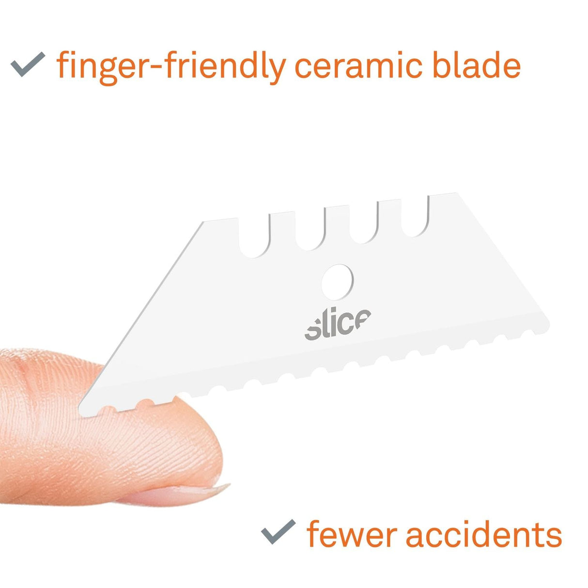 Replacement Blade Ceramic Generic Utility Serrated Single Each Pack Has 2 blades