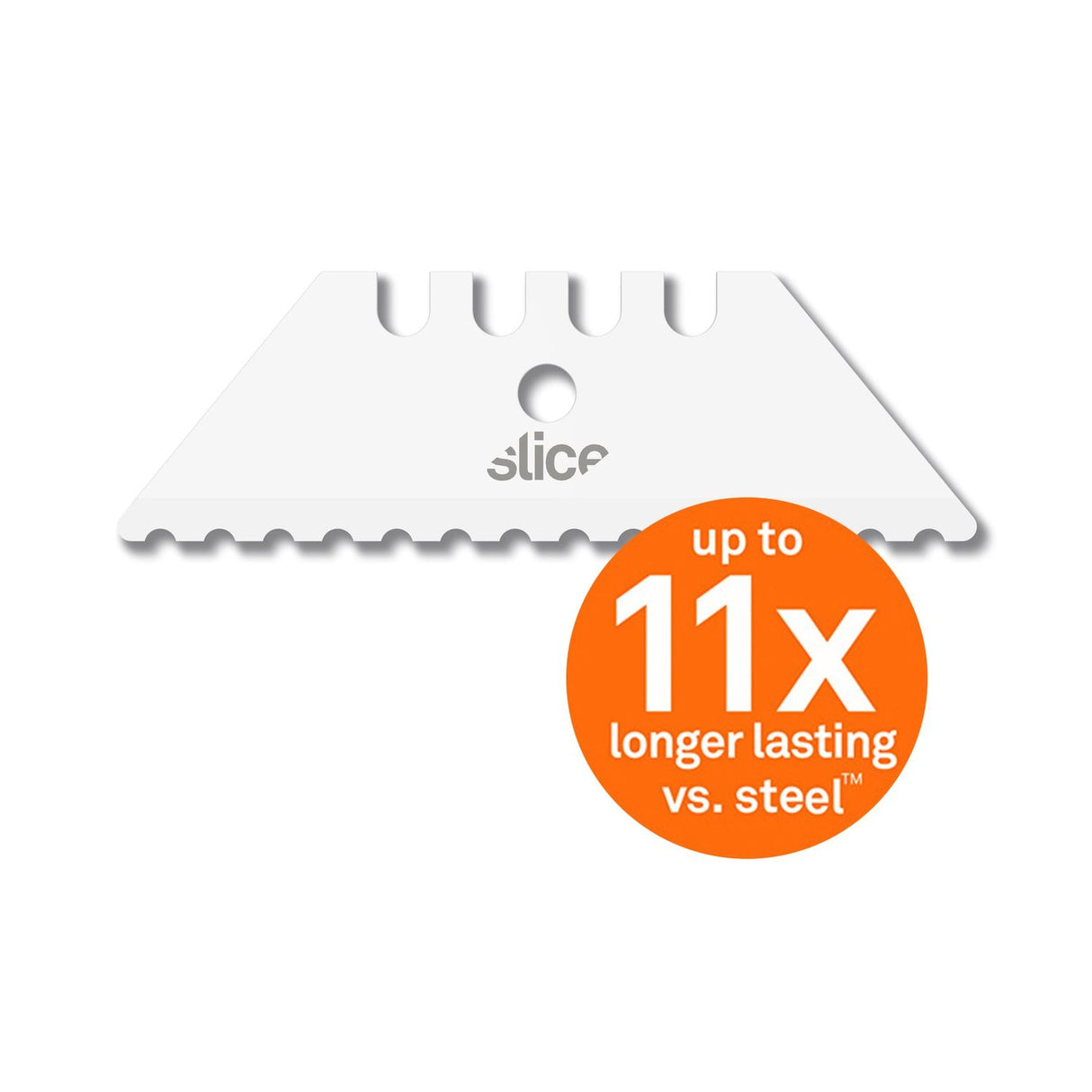 Replacement Blade Ceramic Generic Utility Serrated Single Each Pack Has 2 blades