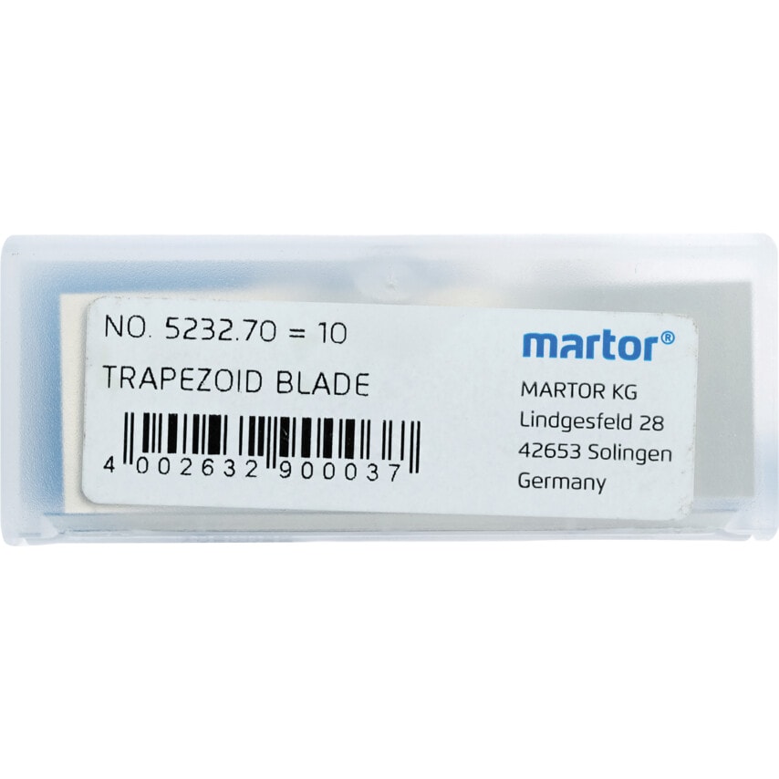 Replacement Trapezoid Blade for Secunorm Knifes, Pack of 10, 5232.70