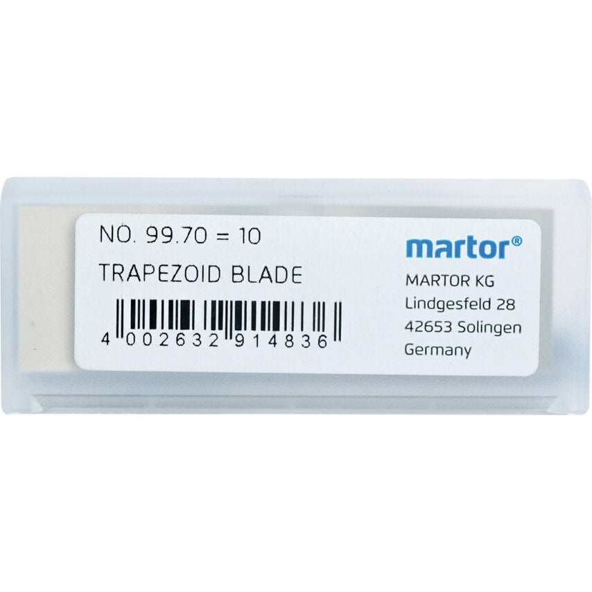 Replacement Trapezoid Blade for Secupro Maxisafe Knifes, Pack of 10, 99.70