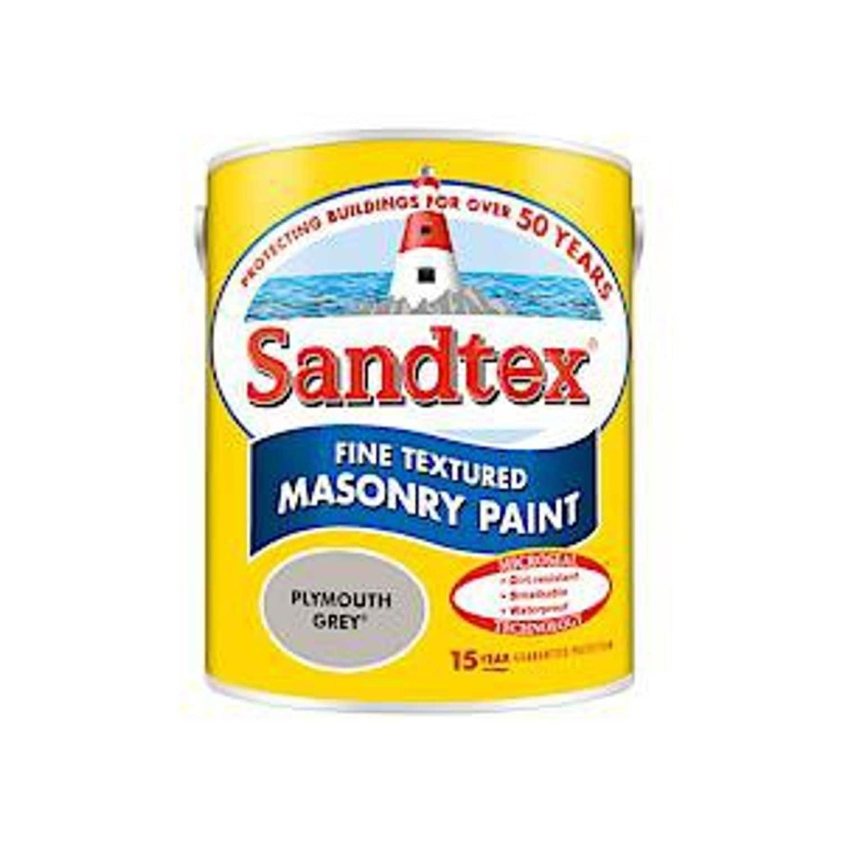 Retail Fine Textured Masonry Plymouth Grey - 5L