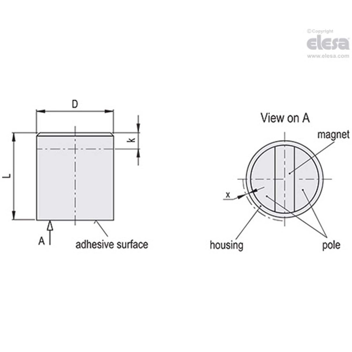 Retaining Magnet-RMM-ND-16