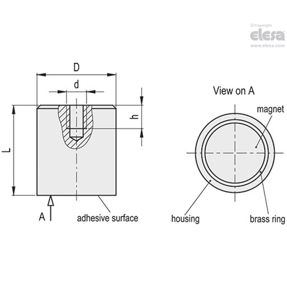 Retaining Magnet-RMN-ND-50