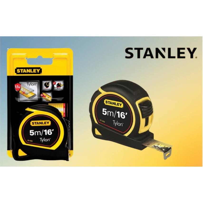 Retractable Tape Measure with Belt Clip 5 Metre 0-30-696