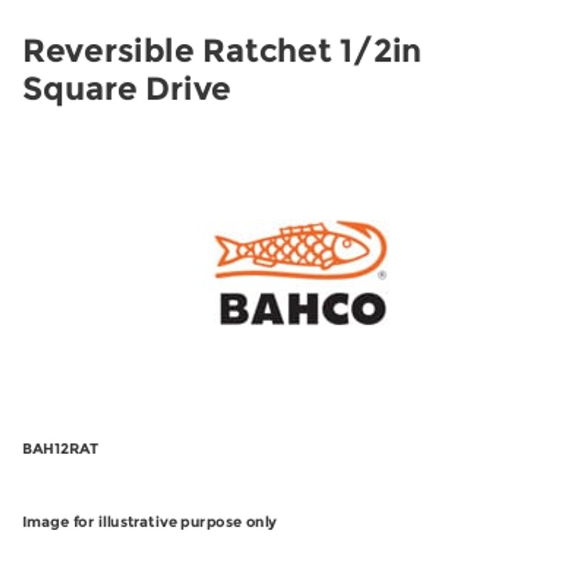 Reversible Ratchet 1/2in Square Drive